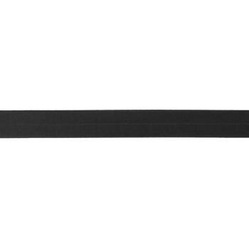 Elastisches Schrägband Breite 20 mm - dunkelgrau matt